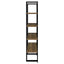 Mystrene - 4 Shelf Bookcase With Open Shelving Design - Black