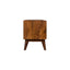 Solid Wood Bench With Upholstered Sea