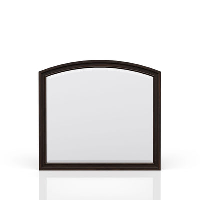 Elegant Design Mirror - Dark Cherry