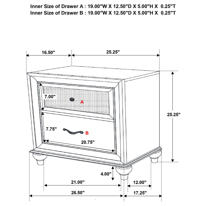 Randall - Bedroom Set With Wingback Bed