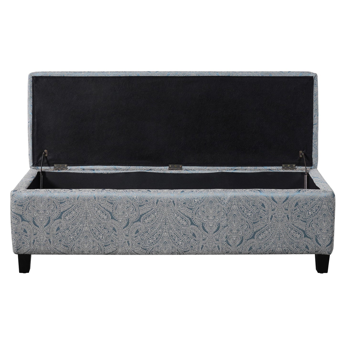 Indoor Storage Ottoman Bench With Hidden Storage - Pattern