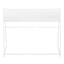 Computer Desk For Home Office, Laptop, Storage Shelves, Marble Look Contemporary & Modern