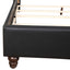 Upholstered Nailhead Trim Chic Bed