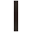 Rectangular Bookcase Tall Slim Storage With 9 Shelves - Brown