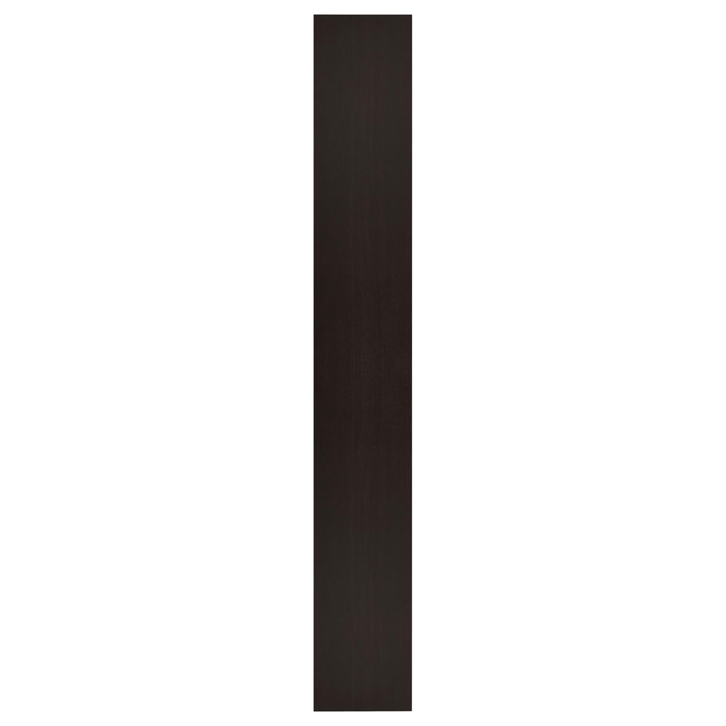 Rectangular Bookcase Tall Slim Storage With 9 Shelves - Brown