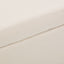 Upholstered Storage Ottoman With Nailhead Trim - Beige