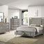 2 Drawer Night Bookmatched Veneers - Gray