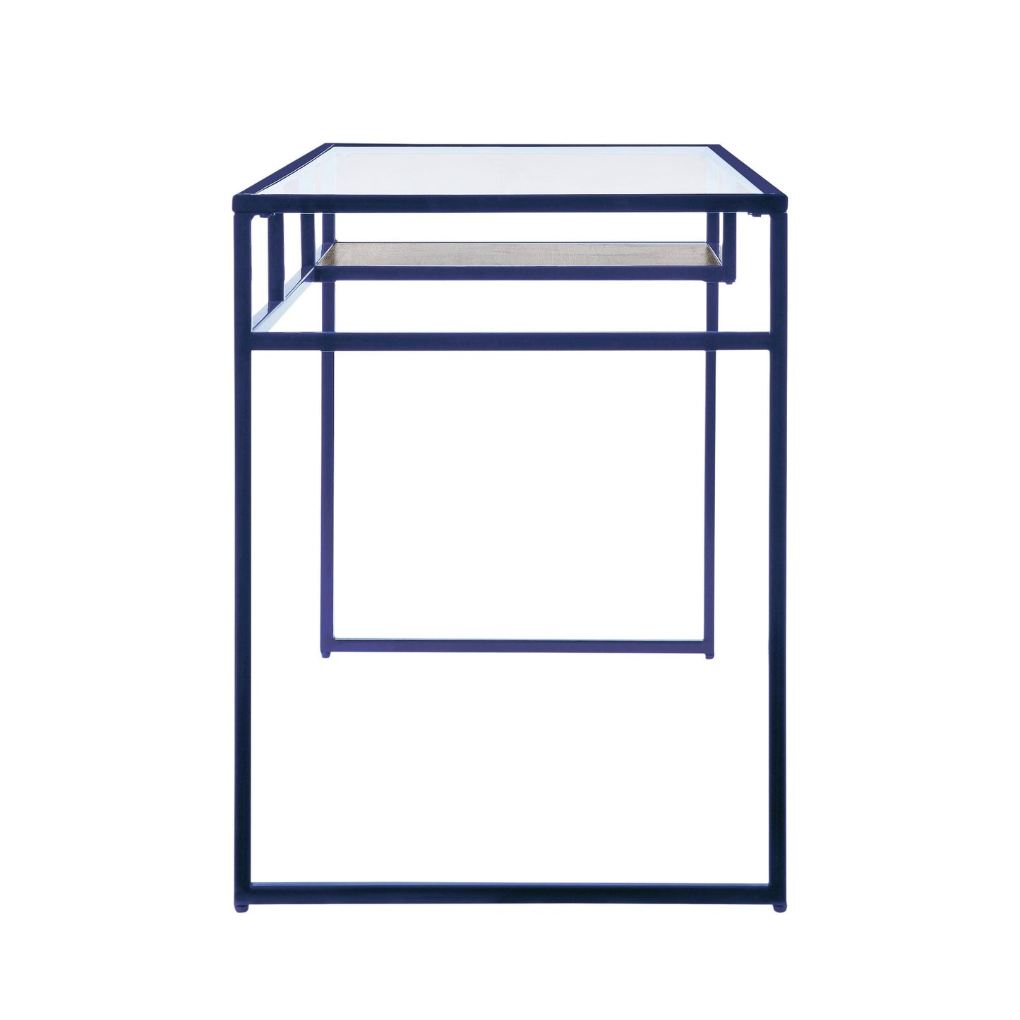 Yasin - Glass Top Writing Desk