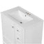 Freestanding Bathroom Vanity With Sink, Soft Close Door, 3 Drawers