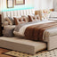 Upholstered Platform Bed With Trundle
