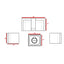Patio Conversation Set & Cushions, Seats 4 - Gray Mix