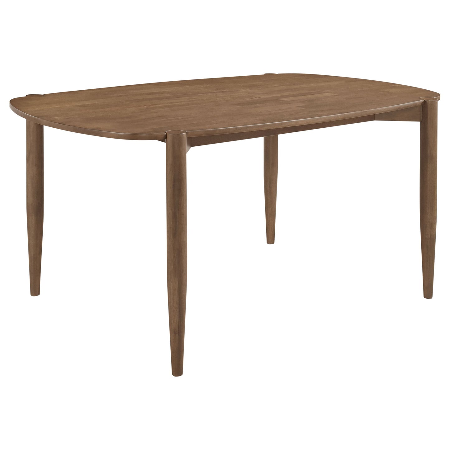 Whisten - Dining Set With Rounded Tabletop And Upholstered Chairs