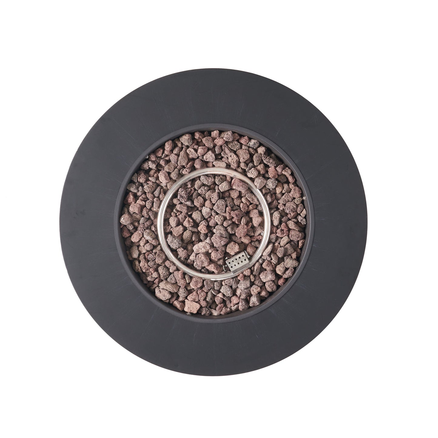 Round Iron Fire Pit With 40, 000 Btu