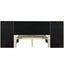 Upholstered Platform Bed With Big Headboard