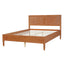 Classic Platform Bed Frame With Panel Headboard