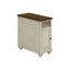 Accent End Table, Storage, Traditional - White