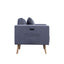 Easton - Fabric Living Room Set With USB Charging Ports Pockets And Pillows (Set of 2)