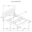 James - Panel Bed