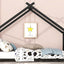 Metal House Bed
