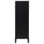 Mason - 5 Drawer Chest With Fluted Design - Black