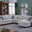 Cooper - Comfort Sectional Sofa With Ottomans And Cupholder