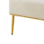 Modern Elegance Accent Chair With Curved Backrest