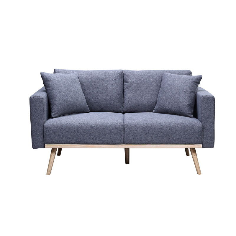 Easton - Fabric Living Room Set With USB Charging Ports Pockets And Pillows (Set of 2)