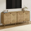 Accent Chest, 2 Door Cabinet, Storage Furniture - Walnut