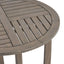 Hermosa - Rustic Circular Bistro Table - Gray