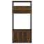 Flora - 2 Door Coat Rack Hall Tree Storage Bench And Multi Functional Storage - Natural