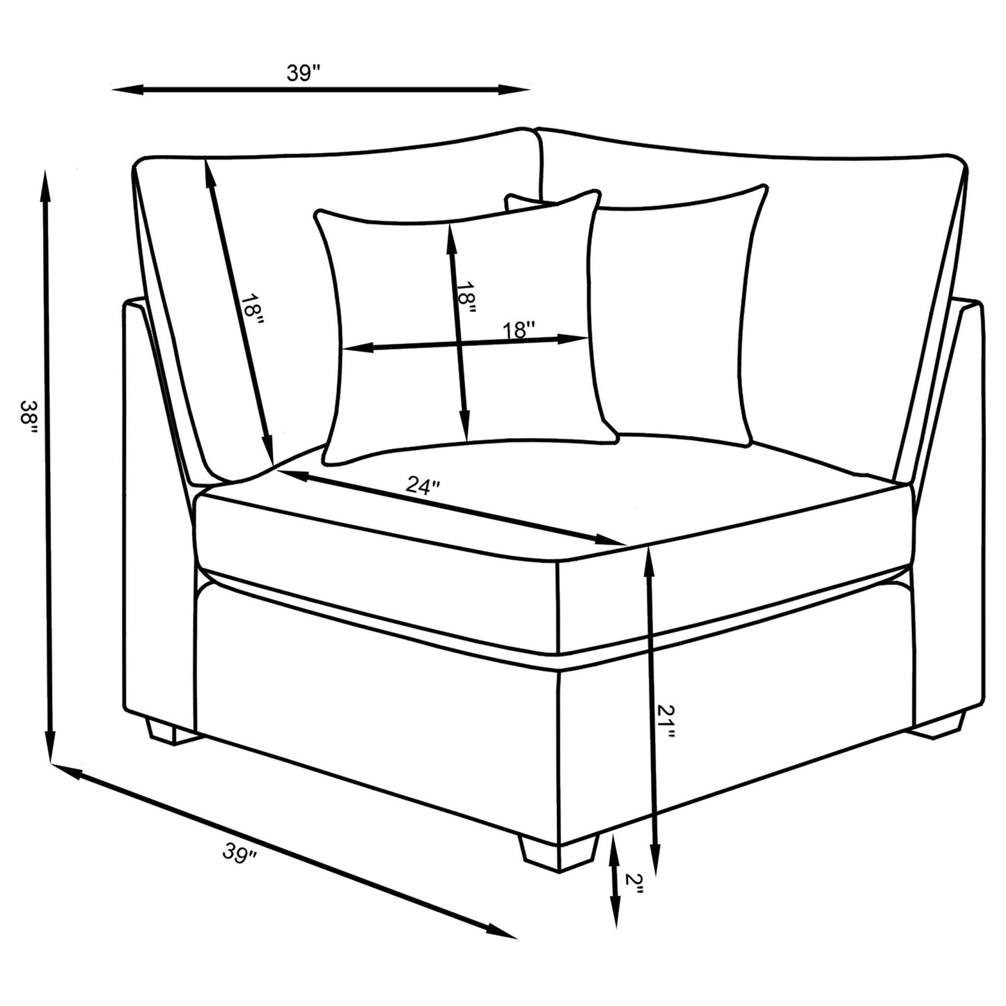 Lafayette - Modular Sectional Sofa