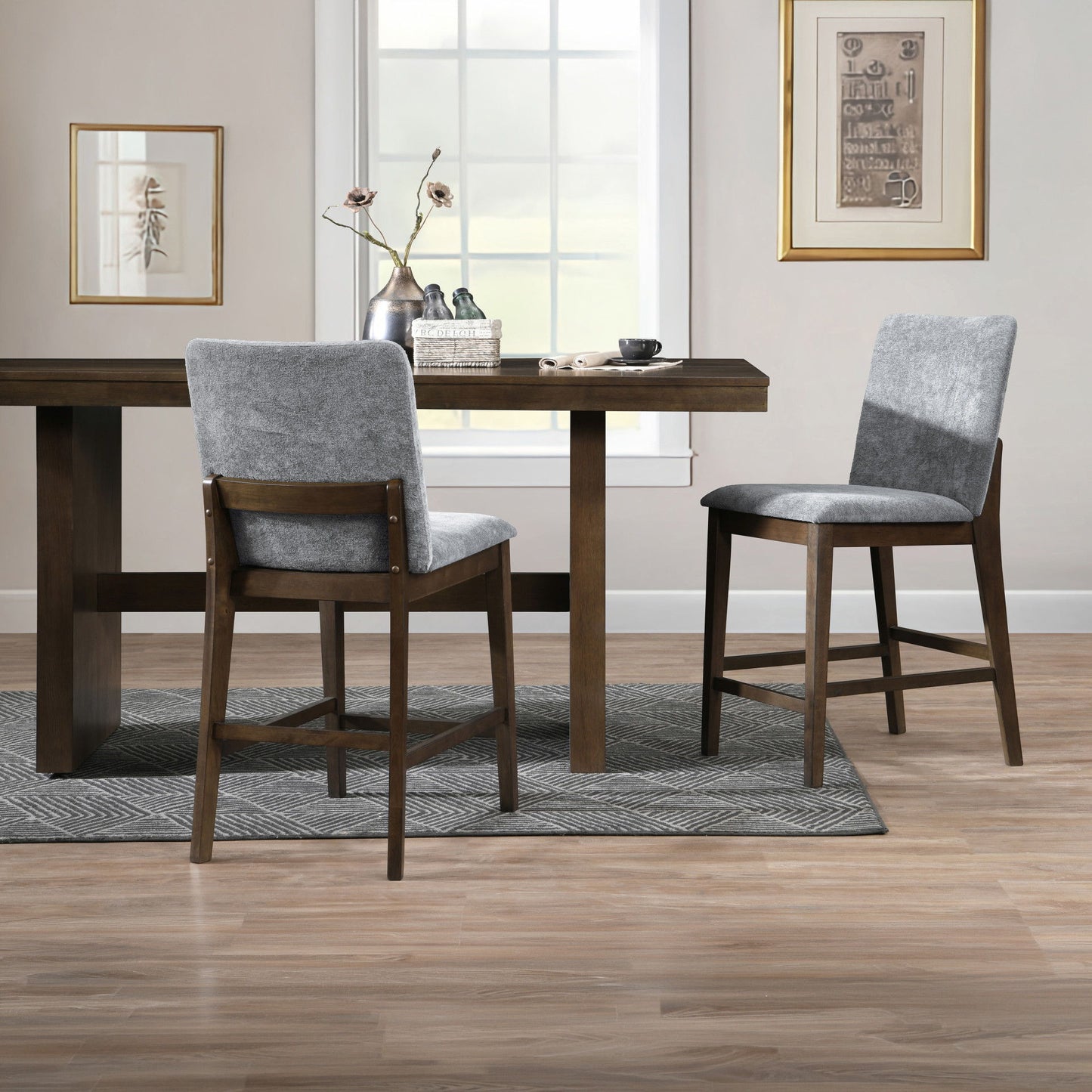 Upholstered Counter Chair (Set of 2)