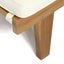 Ariana - Wood Chaise Lounge With Cushion