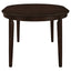Gabriel - Oval 7 Piece Dining Set With Chairs - Cappuccino