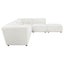 Nevve - 6 Piece Upholstered Tufted Sectional - Ivory