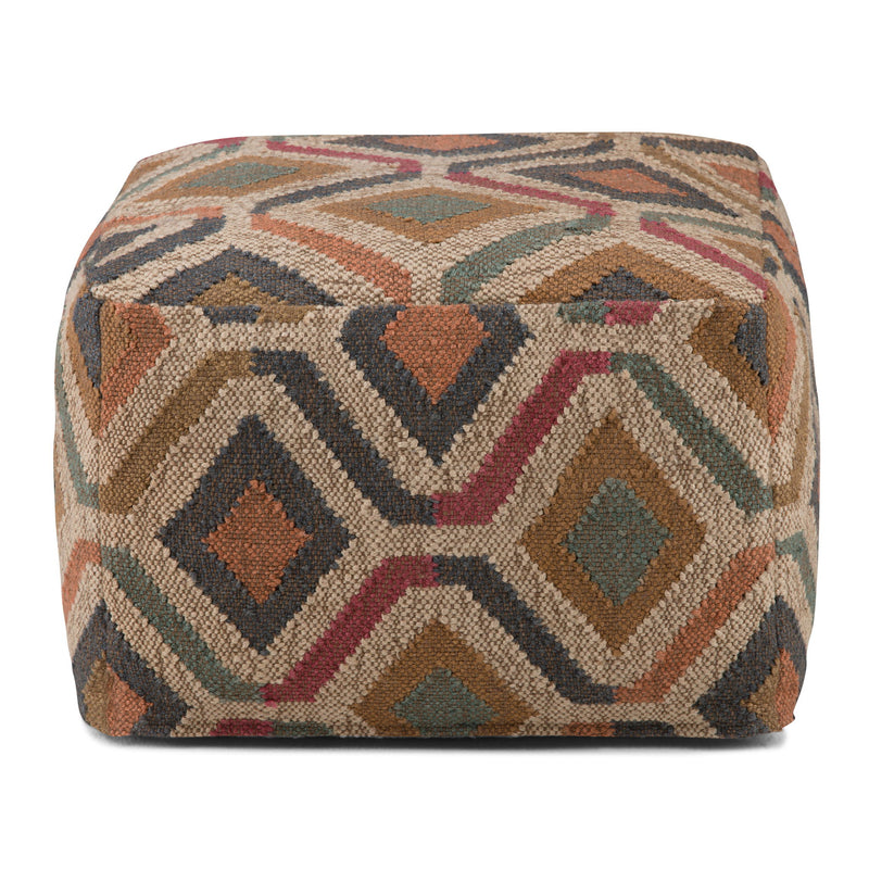 Johanna - Handcrafted Square Pouf