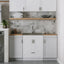 Cardinal - Laundry Cabinet With Faucet And Sink - White