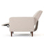 Mid-Century Modern Recliner With Button Tufted Waffle Stitch