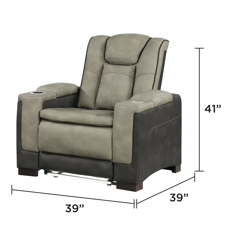 Bruno - Power Reclining Living Room Set With LED Lighting
