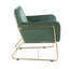 Keira - Accent Chair With Metal Base