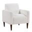 Caius - Arm Chair - White