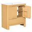 Softened Modern Bathroom Vanity With Sink