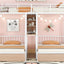 Triple Bunk Bed With Drawers, Multi-Functional Frame With Desks And Shelves In The Middle