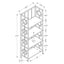 Bookshelf, Bookcase, Etagere, 4 Tier, For Office, Contemporary & Modern - Espresso