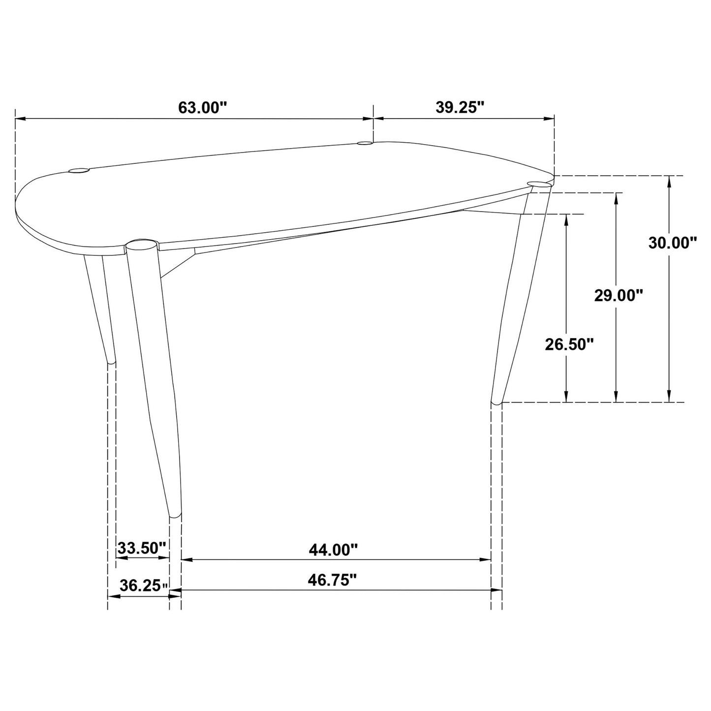 Whisten - Dining Set With Rounded Tabletop And Upholstered Chairs