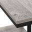 Accent Table, C - Shaped, Marble Look Contemporary & Modern Convenient Design
