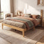 Platform Bed Frame With Upholstered Headboard, Slat Support