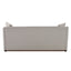 3 Seater Sofa With Wrap Around Armrests And Throw Pillows