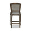 Triomphe - Rattan Wicker High Back Armless Counter Bar Stool