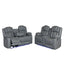 Raize - Power Living Room Set With Storage Console And Cup Holders